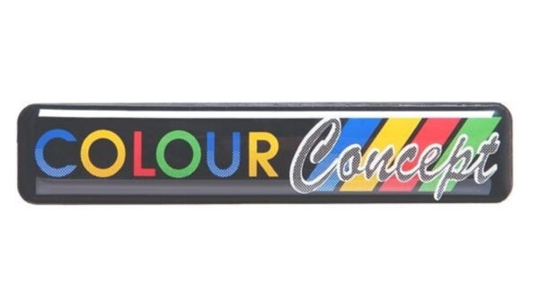 EMBLEMAT ZNACZEK LISTWY COLOUR CONCEPT VW GOLF 3