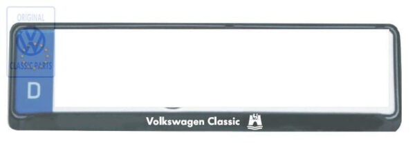 RAMKA NA TABLICE REJESTRACYJNĄ VW CLASSIC