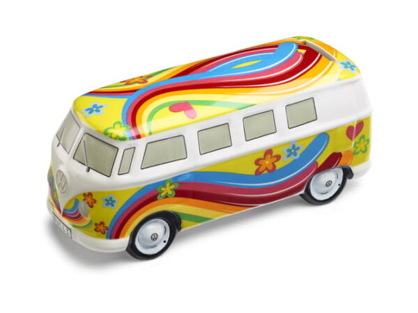 Skarbonka Transporter Bulli T1 VW Flower Power