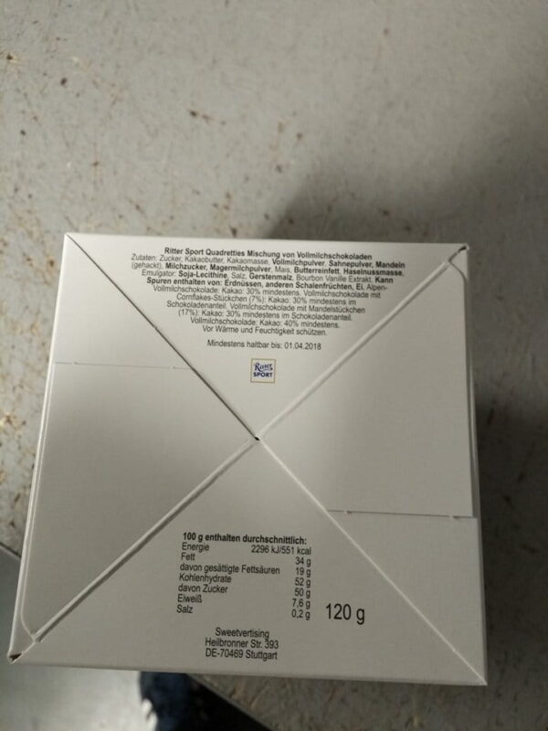 KALENDARZ ADWENTOWY VW CLASSIC PARTS RITTER SPORT